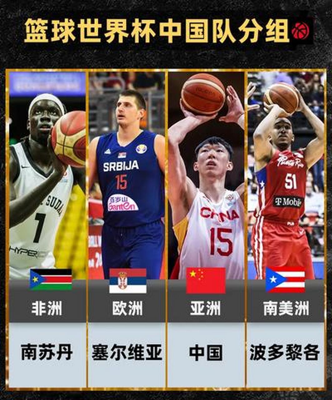 篮球世界杯分组出炉，强弱组合均有亮点